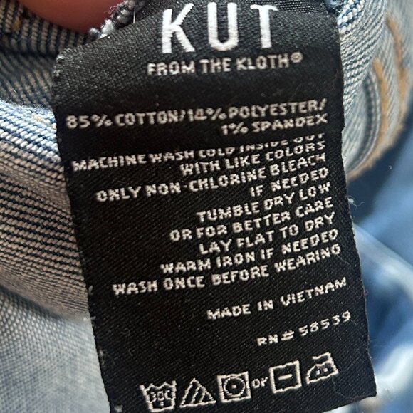 8 Kut from the Kloth Meg Wide Leg Jeans - Picture 4 of 4